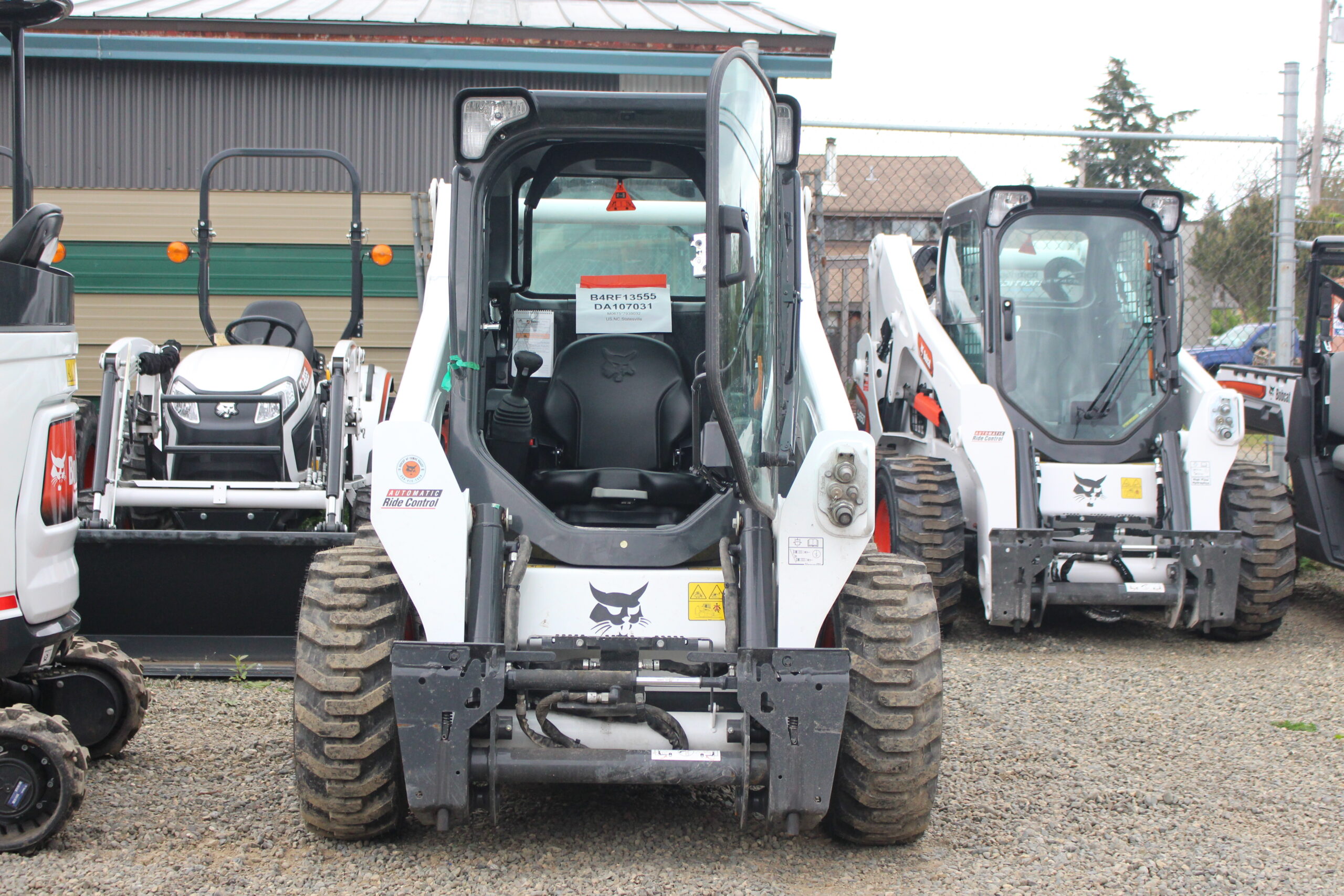 Skid-steer loader front view