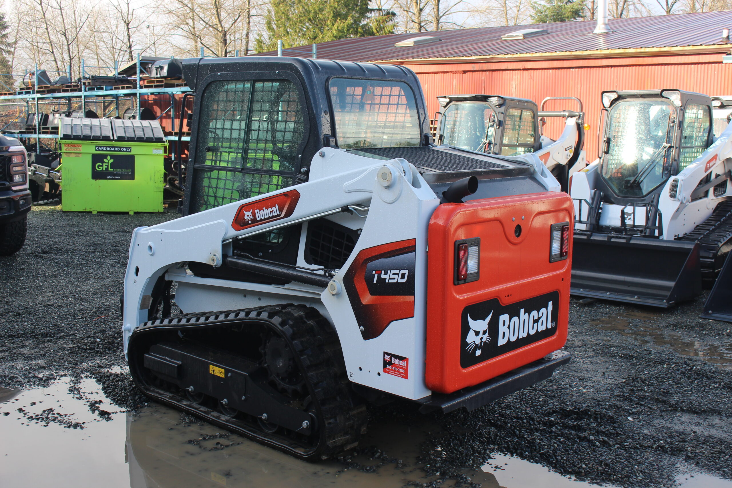 Back-side view of T450